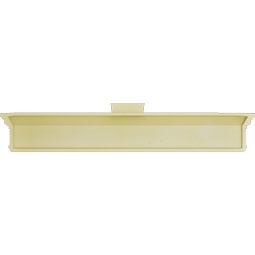 Ekena Millwork - CRH07XKF - Endurathane Traditional Crosshead with Trim, w/ Flat Keystone, 7 1/4", Factory Primed