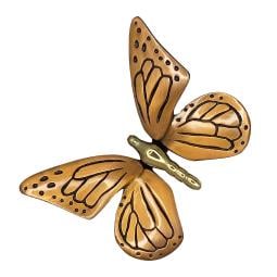 Michael Healy Designs - MH1001 - 7"W x 1 1/2"D x 7"H Michael Healy Butterfly Door Knocker, Brass and Bronze