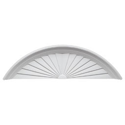 Fypon, Ltd. - SP86 - 87 3/16"W x 22 1/2"H x 4 1/2"P Sunburst Pediment