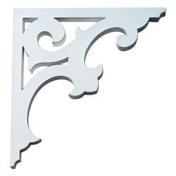 Fypon, Ltd. - BKT14X15 - 1"W x 14"D x 14 5/8"H Scalloped Bracket, Urethane