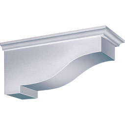 Fypon, Ltd. - BKT13X6 - 6"W x 13 1/4"D x 6"H Bracket, Urethane