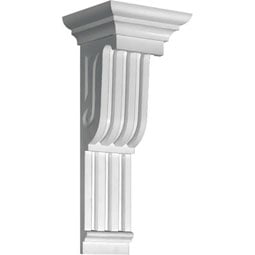 Fypon, Ltd. - BKT7X18 - 7 3/4"W x 6 5/8"D x 18 1/4"H Bracket, Urethane