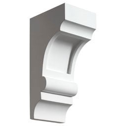 Fypon, Ltd. - COR5X10 - 4"W x 10"H x 5 1/4"P Recessed Corbel, Urethane