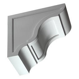 Fypon, Ltd. - BKT12X10 - 7 1/4"W x 12"D x 10 1/8"H Recessed Bracket