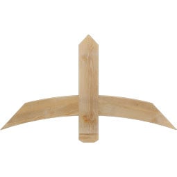 Ekena Millwork - GBWBEL00 - Bellingham Rustic Timber Gable Bracket