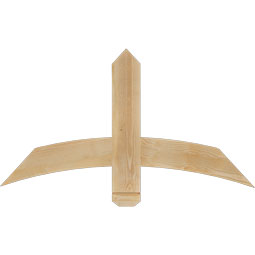 Ekena Millwork - GBWBEL00 - Bellingham Rustic Timber Gable Bracket