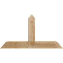 Ekena Millwork - GBWPOR00 - Portland Rustic Timber Gable Bracket