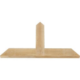 Ekena Millwork - GBWPOR00 - Portland Rustic Timber Gable Bracket