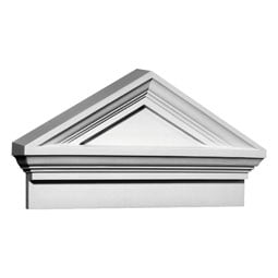 Fypon, Ltd. - CCP37 - 37 5/8"W x 20 1/2"H x 41 3/4"OW Combination Cap Pediment