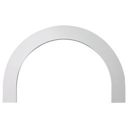 Fypon, Ltd. - AR24X4F - 24 1/8"IW x 16 1/8"IH x 12 1/8"Radius Half-Round Arch Flat Trim