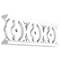 Fypon, Ltd. - PRS96X8 - 96"W x 8 1/4"H x 2 7/8"P Porch Spandrel