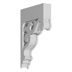 Fypon, Ltd. - BKT16X23X3 - 3 1/2"W x 16 13/32"D x 22 21/32"H Bracket, Urethane