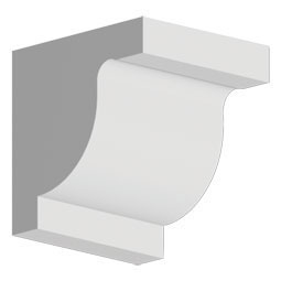 Fypon, Ltd. - BKT10X10X9 - 9 1/8"W x 10"D x 10"H Bracket, Urethane