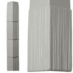 The Foundry - 7341 - 7"W x 56"H Corner Kit for 7" Staggered & Split Shakes (4 Corners and 8 J-Channels)