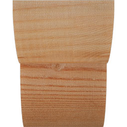 Ekena Millwork - RFTCRE00 - Rustic Wood Crestline Wood Rafter Tail
