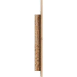 Ekena Millwork - GVWRR - Rustic Wood Right Triangle Gable Vent - Right Side