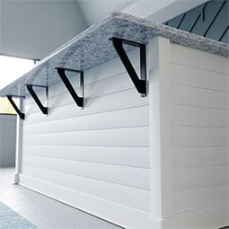Ekena Millwork - BKTMTRWI - SteelTek Traditional Bracket