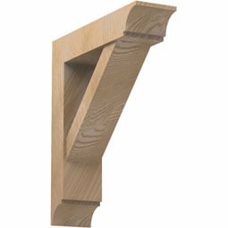 Fypon, Ltd. - BKT22X24X6S - 5 1/2"W x 22"D x 24"H Bracket, Wood Grain