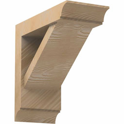 Fypon, Ltd. - BKT26X24X6S - 5 1/2"W x 26"D x 24"H Bracket, Wood Grain