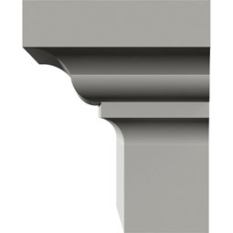 Ekena Millwork - SAMPLE-CRH05XST - SAMPLE- 5""H x 4"P x 12"L Stratford Crosshead Sample (No Side Returns on Sample)