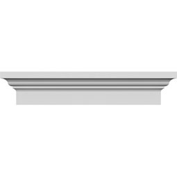 Ekena Millwork - SAMPLE-CRH05XST - SAMPLE- 5""H x 4"P x 12"L Stratford Crosshead Sample (No Side Returns on Sample)