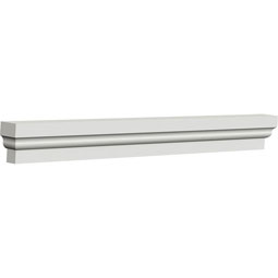 Ekena Millwork - SAMPLE-CRH06XST - SAMPLE- 5 1/2"H x 2 3/4"P x 12"L Stockton Crosshead Sample (No Side Returns on Sample)