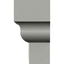 Ekena Millwork - SAMPLE-CRH06XST - SAMPLE- 5 1/2"H x 2 3/4"P x 12"L Stockton Crosshead Sample (No Side Returns on Sample)