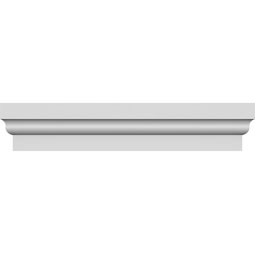 Ekena Millwork - SAMPLE-CRH06XST - SAMPLE- 5 1/2"H x 2 3/4"P x 12"L Stockton Crosshead Sample (No Side Returns on Sample)