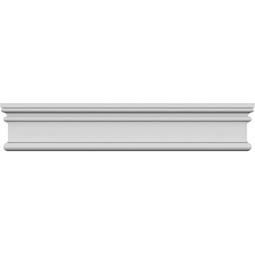 Ekena Millwork - SAMPLE-CRH03XBE - SAMPLE- 3 1/2"H x 1 1/8"P x 12"L Bedford Crosshead Sample (No Side Returns on Sample)