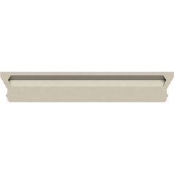 Ekena Millwork - SAMPLE-CRH05XSE - SAMPLE- 5 1/2"H x 2"P x 6"F x 12"L Seville Crosshead Sample (No Side Returns on Sample)
