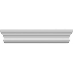 Ekena Millwork - SAMPLE-CRH05XSE - SAMPLE- 5 1/2"H x 2"P x 6"F x 12"L Seville Crosshead Sample (No Side Returns on Sample)