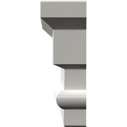 Ekena Millwork - SAMPLE-CRH06XPN-3 - SAMPLE- 5 1/2"H x 2"P x 12"L Panel Crosshead Sample (No Side Returns on Sample)