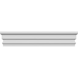 Ekena Millwork - SAMPLE-CRH06XPN-3 - SAMPLE- 5 1/2"H x 2"P x 12"L Panel Crosshead Sample (No Side Returns on Sample)