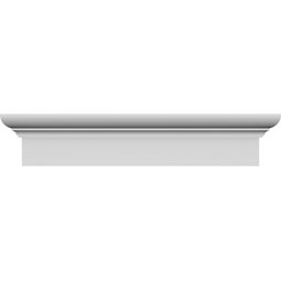 Ekena Millwork - SAMPLE-CRH06XST-1 - SAMPLE- 6 1/4"H x 4"P x 12"L Strickland Crosshead Sample (No Side Returns on Sample)