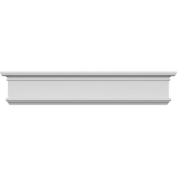 Ekena Millwork - SAMPLE-CRH09XBE - SAMPLE- 8 5/8"H x 2 1/2"P x 12"L Bedford Crosshead Sample (No Side Returns on Sample)