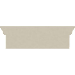 Ekena Millwork - SAMPLE-CRH09XDE - SAMPLE- 9 3/8"H x 3 1/8"P x 12"L Dentil Crosshead Sample (No Side Returns on Sample)