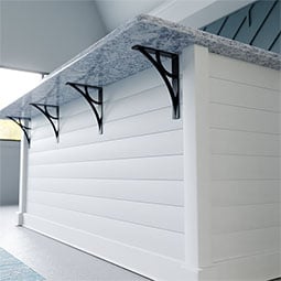 Ekena Millwork - BKTMGLWI - SteelTek Galveston Bracket