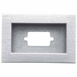 Mid-America - 00037211 - 9 1/2"W x 6 1/4"H, Horizontal Recess Mount for Fiber Cement Siding