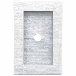 Mid-America - 00037411 - 6 1/4"W x 9 1/2"H, Split Block for Fiber Cement Siding