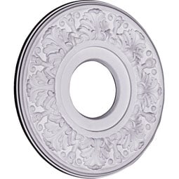 Ekena Millwork - CMR12AP_P - Endurathane Apollo Ceiling Medallion, 11 1/2" OD x 3 1/2"ID x 1"P