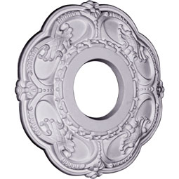 Ekena Millwork - CMR12RO_P - Endurathane Rotherham Ceiling Medallion, 11 1/2" OD x 3 1/2"ID x 1"P