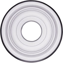 Ekena Millwork - CMR12TR_P - Endurathane Traditional Ceiling Medallion, 11 1/2" OD x 3 1/2"ID x 1"P