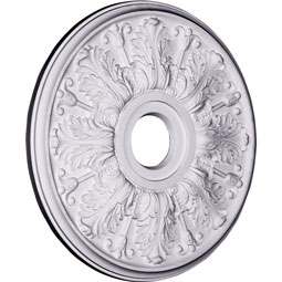 Ekena Millwork - CMR20AP_P - Endurathane Apollo Ceiling Medallion, 19 1/2" OD x 3 1/2"ID x 1 5/8"P
