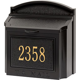 Whitehall Products LLC - WHWLMP1 - 14 1/2"W x 15"H x 8"D Wall Mailbox Package