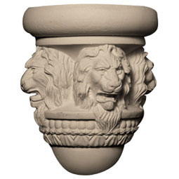 Pearlworks - BASE-105 - Approx. 4-3/4" dia x 5-3/4" Furniture Leg.