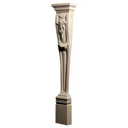 Pearlworks - BASE-121 - Approx. 9"W x 46-3/4"T x 4-1/4"D Mantel base insert  3/4" NOT included.