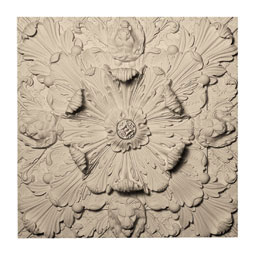 Pearlworks - CEIL-122 - Approx. 16-1/2" x 16-1/2" x 3-1/2" Ceiling tile without finial.