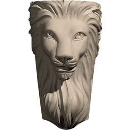 Pearlworks - CB-272B - Approx. 4" x 6-1/2" x 2-3/4" Lion's head, no top.
