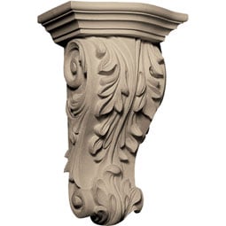 Pearlworks - CB-302B - Approx. 8-1/4" x 15" x 5-3/4" Acanthus leaf.