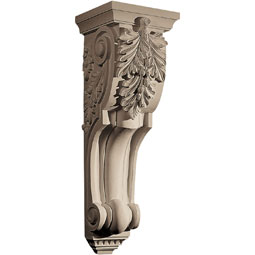 Pearlworks - CB-308C - Approx. 8-3/4" x 27-1/2" x 8-3/4" Oak leaf and acorn.